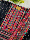 Shimmer Silk Digital Printed Mirror Work Unstitched Suit – Sparkle with Subtle Elegance