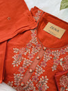 ✨ Pure Cotton Embroidery Work Kurti Set ✨