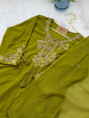 ✨ Pure Cotton Embroidery Work Kurti Set ✨