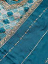 Premium Moga Silk Jacquard | Handwork Suit with Silk Georgette Dupatta