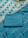 Premium Moga Silk Jacquard | Handwork Suit with Silk Georgette Dupatta
