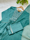 Chinnon Hand Work Anarkali Kurti Set – Elegant Festive Wear for Women