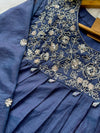 Premium Mul Chanderi Handwork Anarkali Suit – Timeless Festive Grace