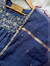 Premium Mul Chanderi Handwork Anarkali Suit – Timeless Festive Grace
