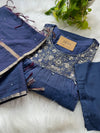 Premium Mul Chanderi Handwork Anarkali Suit – Timeless Festive Grace