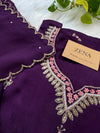 Pure Chinnon Handwork Party-Wear Suit – Celebrate in Effortless Elegance