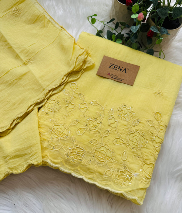 ✨ Premium Mul Chanderi Unstitched Suit ✨