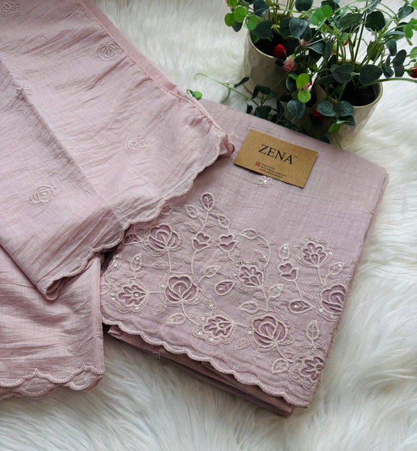 ✨ Premium Mul Chanderi Unstitched Suit ✨