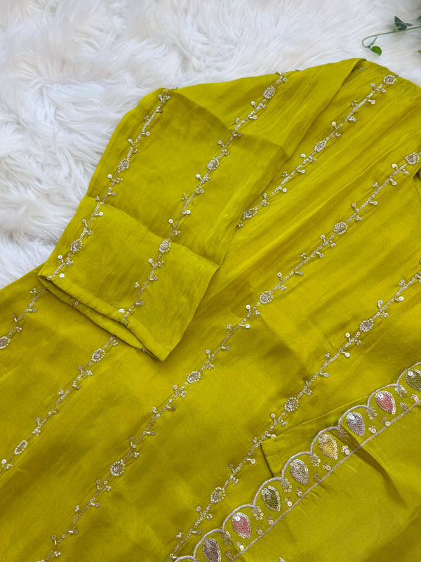 ✨ Tissue Handwork Party Wear Set ✨