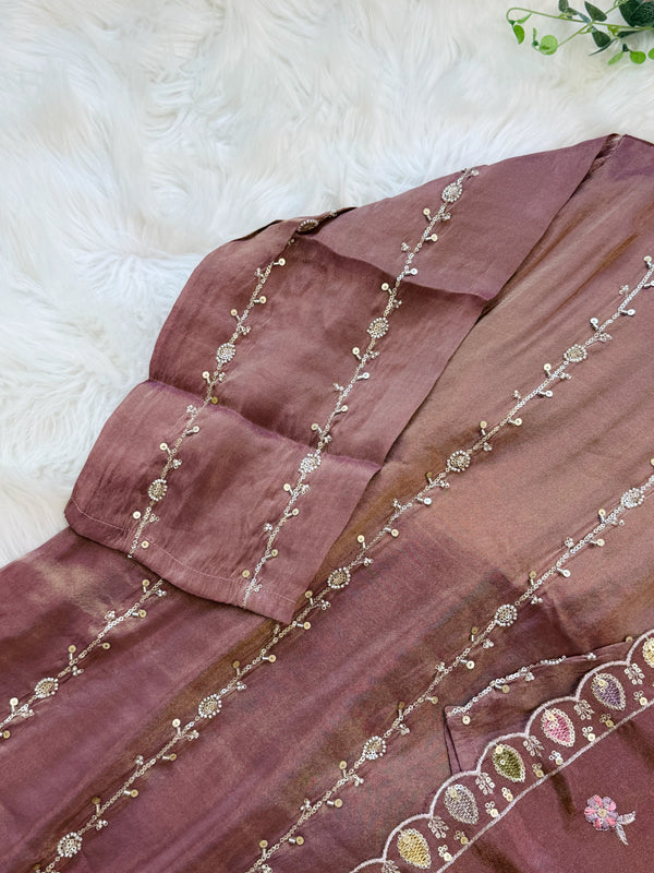 ✨ Tissue Handwork Party Wear Set ✨