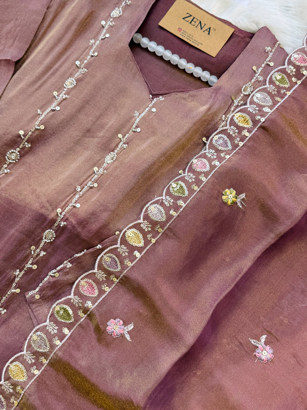 ✨ Tissue Handwork Party Wear Set ✨