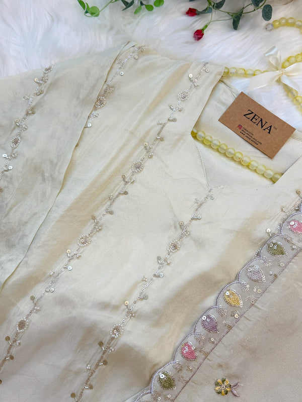 ✨ Tissue Handwork Party Wear Set ✨