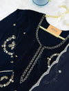 ✨ Velvet Handwork Partywear Kurti Set with Georgette Dupatta ✨