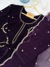 ✨ Velvet Handwork Partywear Kurti Set with Georgette Dupatta ✨