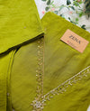 ✨ Mul Chanderi Hand Detailed Unstitched Suit ✨