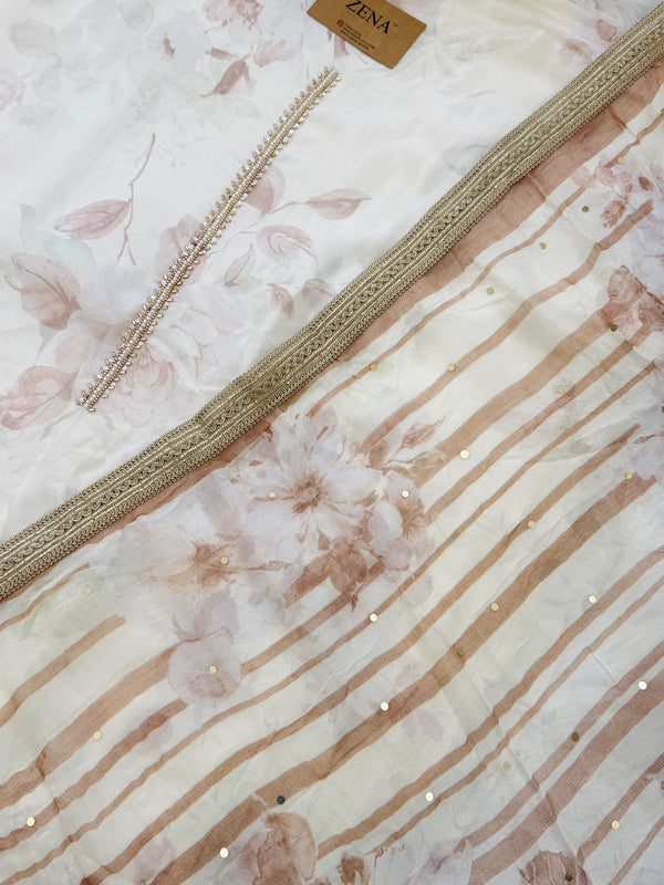 ✨ Crepe Hand-Detailed Unstitched Suit ✨