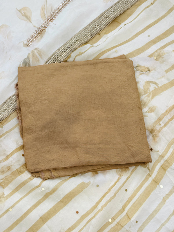 ✨ Crepe Hand-Detailed Unstitched Suit ✨