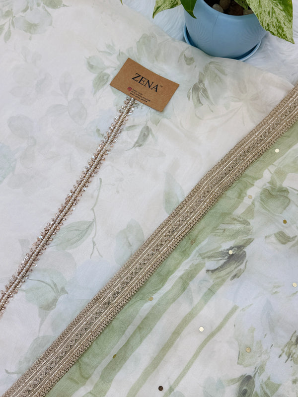 ✨ Crepe Hand-Detailed Unstitched Suit ✨