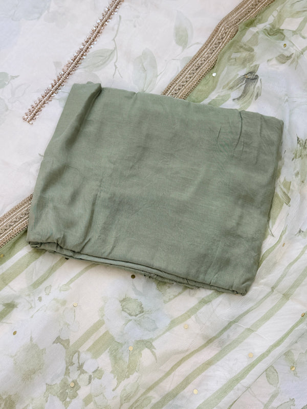 ✨ Crepe Hand-Detailed Unstitched Suit ✨