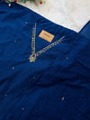 ✨ Mul Chanderi Hand Detailed Unstitched Suit ✨