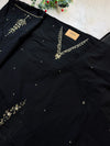 ✨ Mul Chanderi Hand Detailed Unstitched Suit ✨