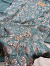 ✨ Pure Crepe Handwork Unstitched Suit ✨