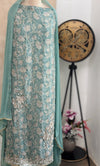 ✨ Pure Crepe Handwork Unstitched Suit ✨