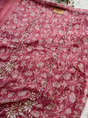 ✨ Pure Crepe Handwork Unstitched Suit ✨
