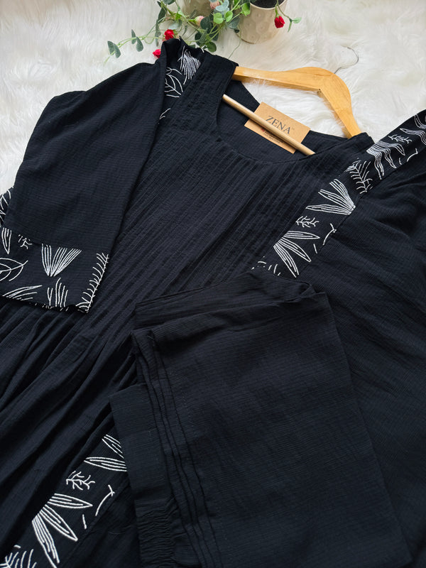 ✨ Imported Crush Rayon Anarkali Set ✨