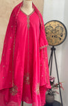 ✨ Premium Mul Chanderi Handwork A-Line Kurti Set ✨