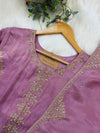 Tissue Silk Handwork Partywear Suit