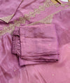 Tissue Silk Handwork Partywear Suit