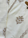 Mul chanderi handwork a-line Kurti set