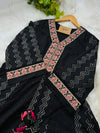 Noor – Cotton Hacoba Mirror Work Anarkali Suit