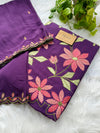 Zehra – Unstitched Georgette Partywear Suit with Graceful Detailing