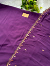 Zehra – Unstitched Georgette Partywear Suit with Graceful Detailing