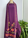 Zehra – Unstitched Georgette Partywear Suit with Graceful Detailing