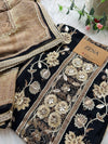 ✨ Pure Crepe Handwork Unstitched Suit ✨