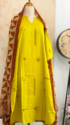 ✨ Pure Cotton A-Line Kurti Set ✨