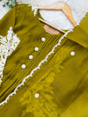 ✨ Mul Chanderi Embroidered Anarkali Set ✨