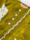 ✨ Mul Chanderi Embroidered Anarkali Set ✨