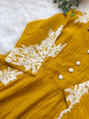 ✨ Mul Chanderi Embroidered Anarkali Set ✨