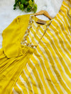 Pure Chinnon Handwork Kurti Set – Radiate Festive Elegance