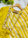 Pure Chinnon Handwork Kurti Set – Radiate Festive Elegance