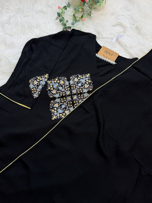 ✨ Imported Crushed Rayon Kurti Set ✨