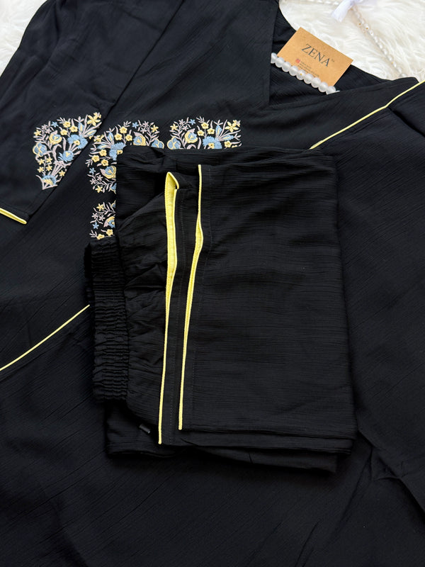 ✨ Imported Crushed Rayon Kurti Set ✨