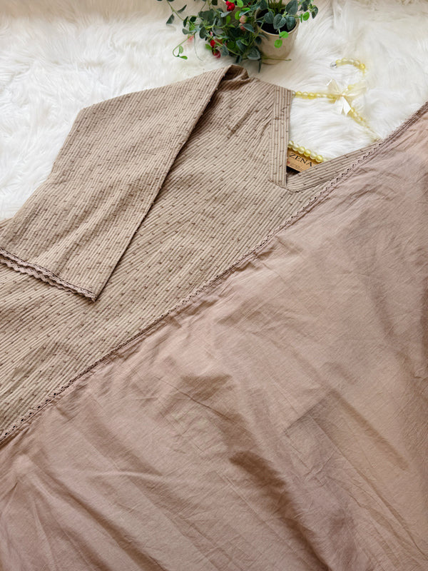 Premium Mul Cotton A-Line Kurti Set – Elegant Ethnic Wear