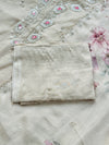 Unstitched Tissue Silk Party Wear Suit with Organza Dupatta