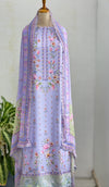 Pure Muslin Digital Printed Suit with Pure Chinnon Digital Printed Organza Border Dupatta