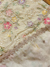 ✨ Tissue Silk Handwork Party Wear Unstitched Suit ✨